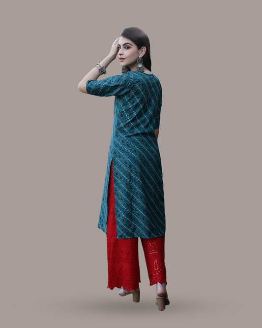 Ocean Blue Ethnic Kurta