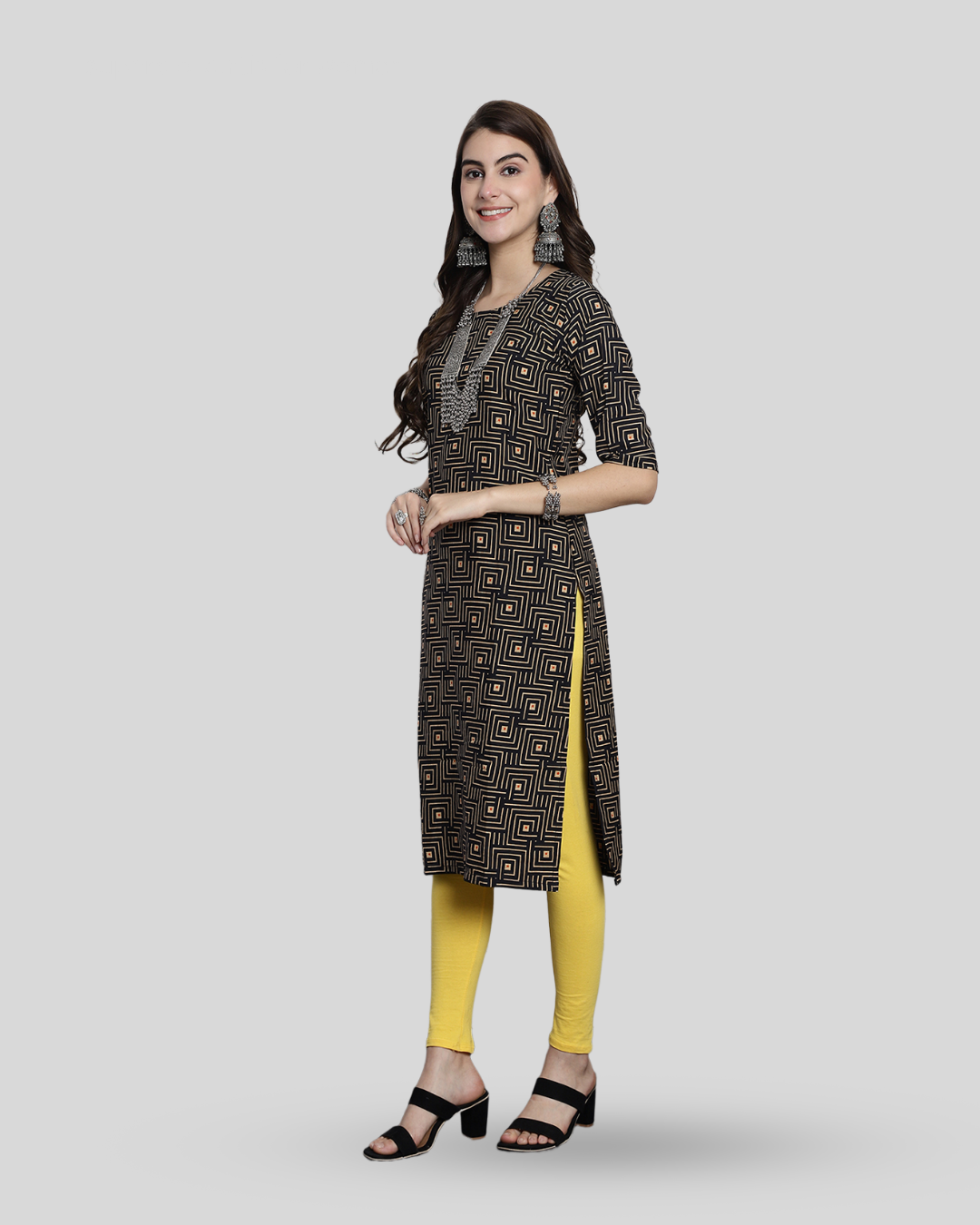 Pixel Perfect Printed Kurta