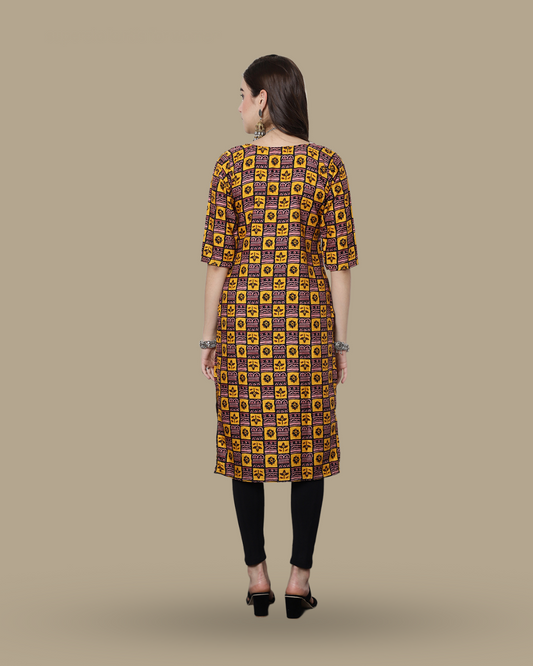 Sun-kissed Printed Kurta