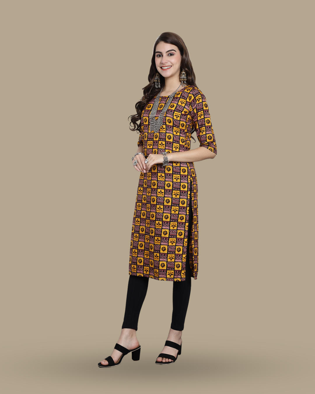 Sun-kissed Printed Kurta