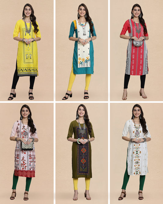 Everyday Wardrobe Six Kurtis