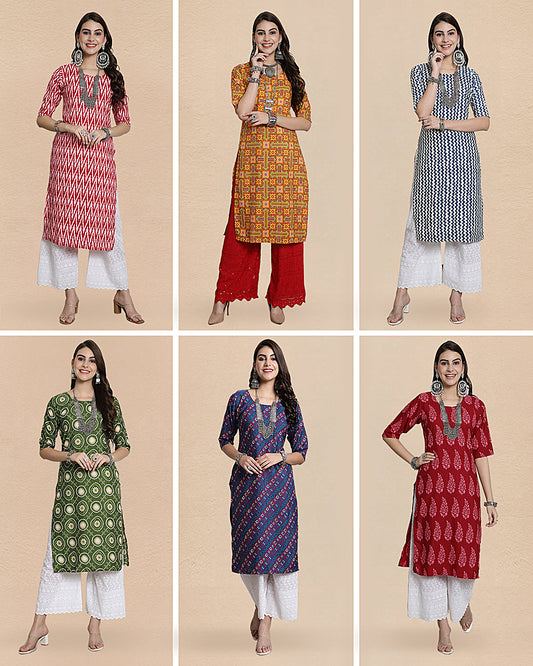 Six Kurtis Everyday Edit