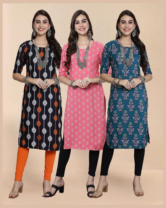 Three Hue Kurti Pack