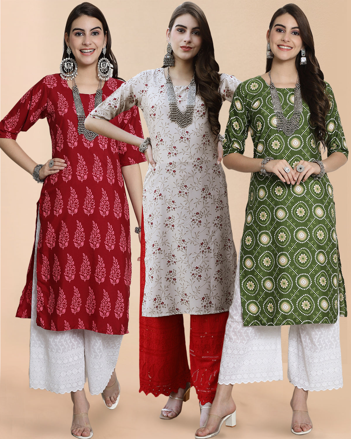 Three Moodboard Kurti Pack
