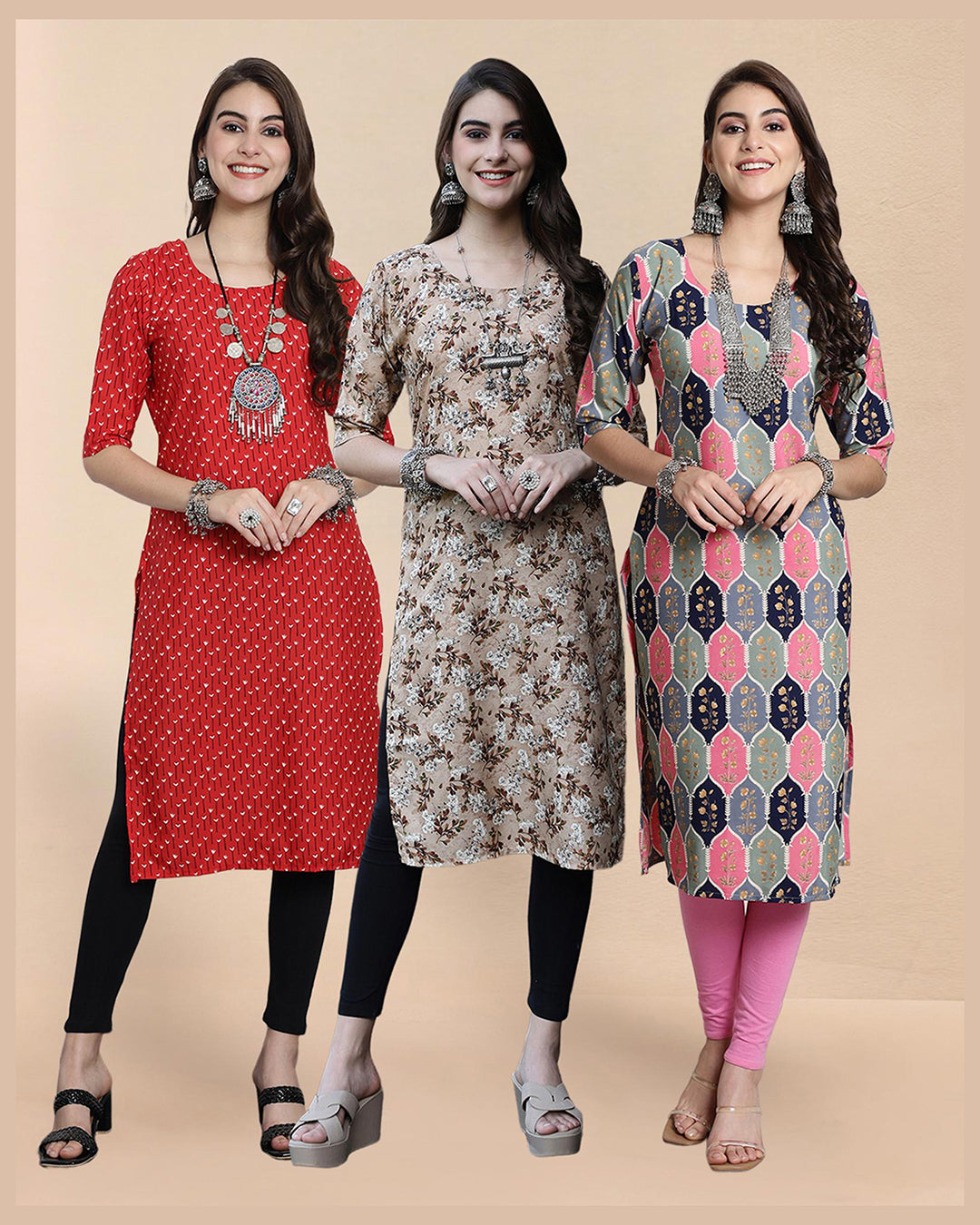 Trio Aura Kurti Pack