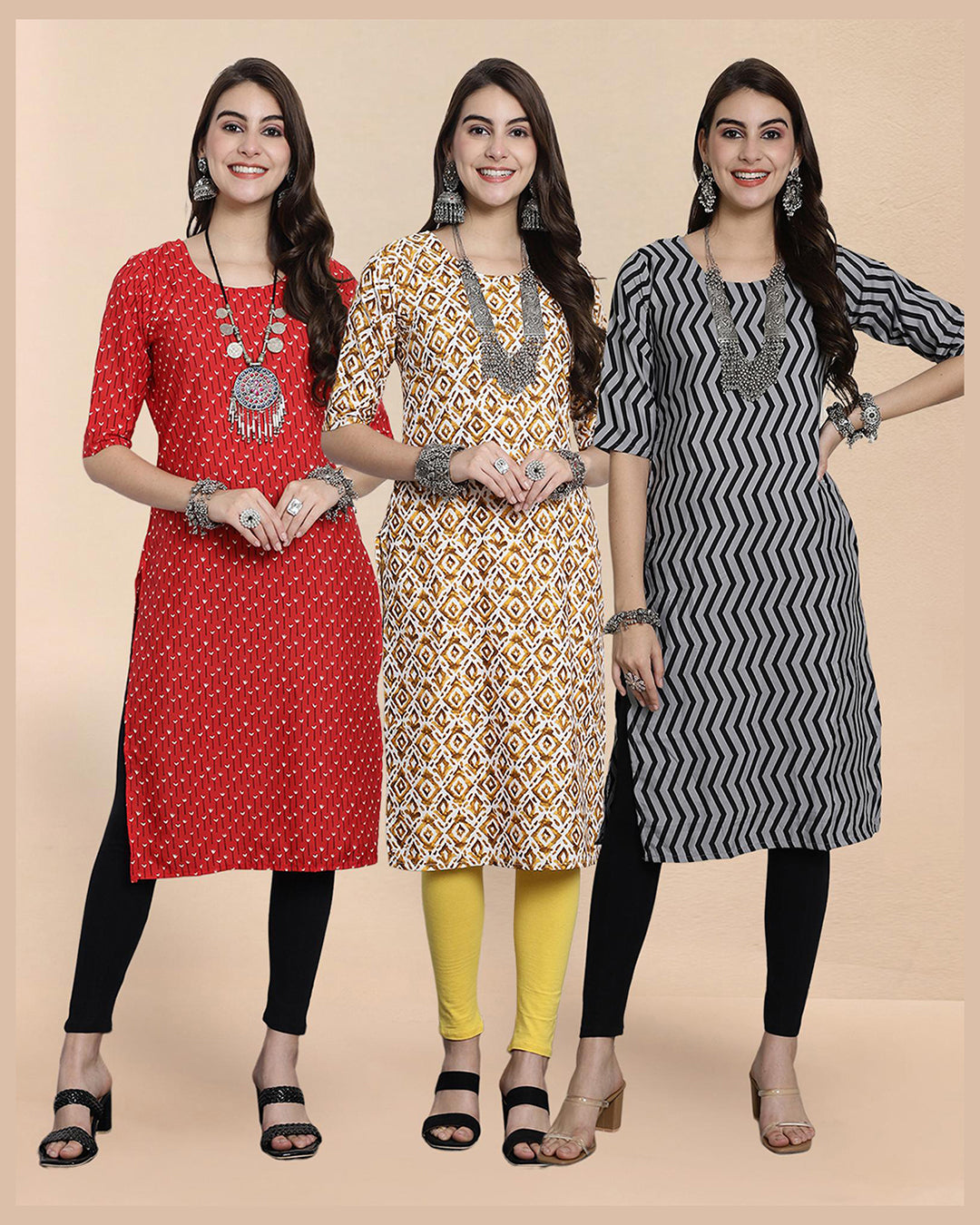Triple Ease Kurti Pack