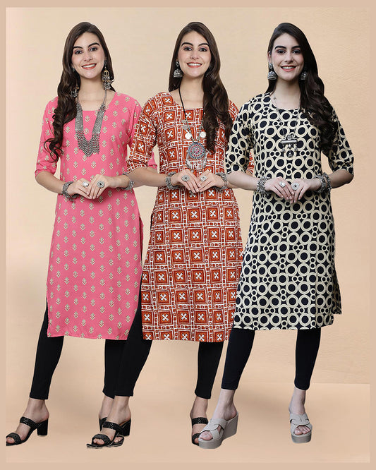 Trio Grace Kurti Pack