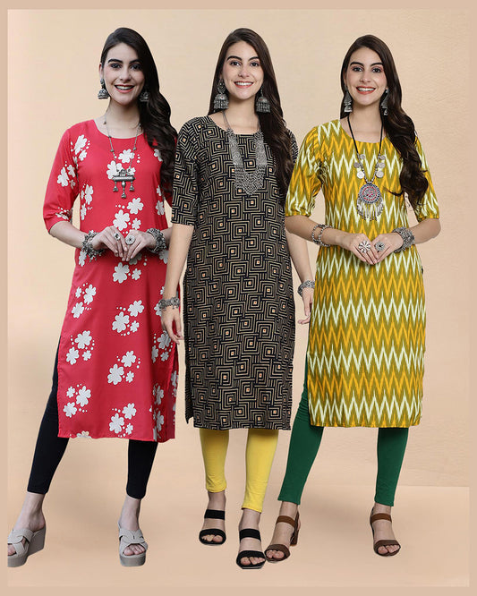 Triple Calm Kurti Pack