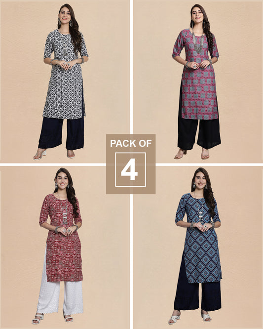 Four Kurti Wardrobe Picks