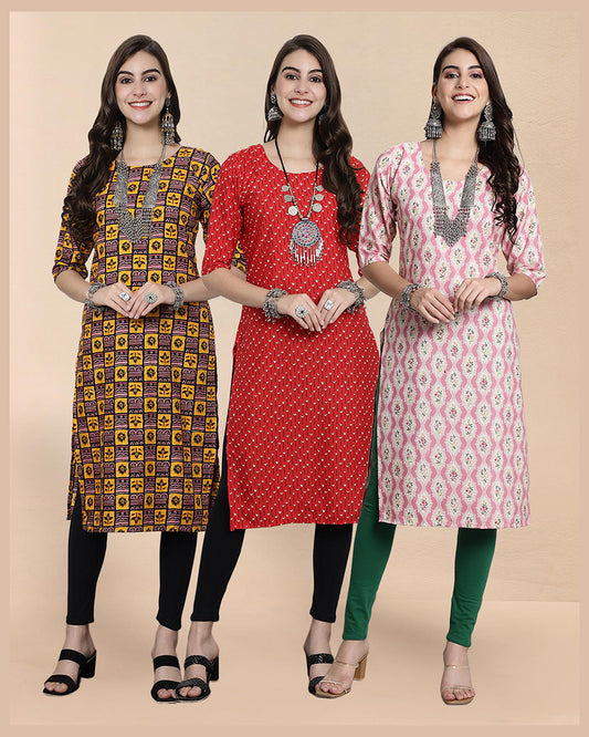 Trio Poise Kurti Pack