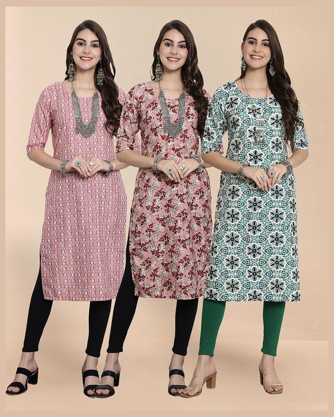Trio Ease Kurti Pack