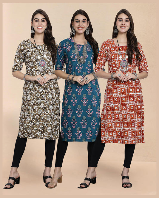 Three Soft Kurti Pack