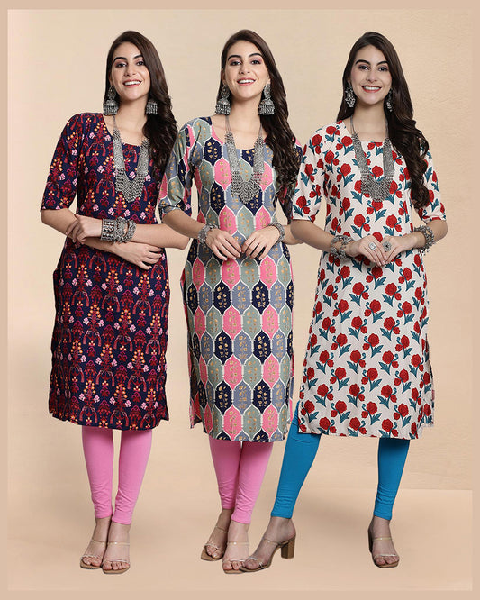 Triple Mood Kurti Pack