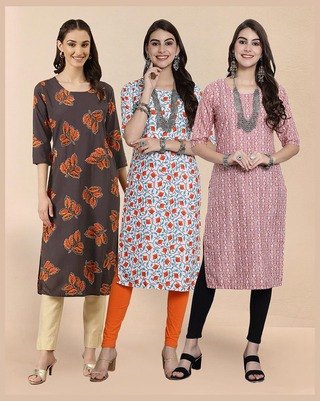 Three Aura Pack  Kurti