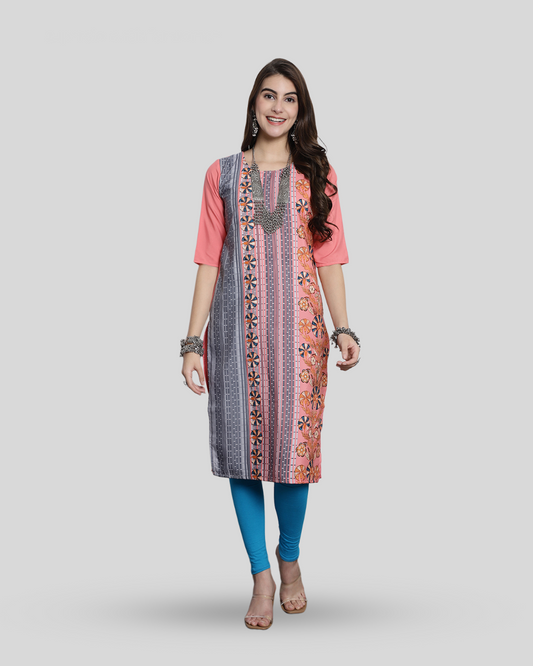 Soft Tones Printed Kurta