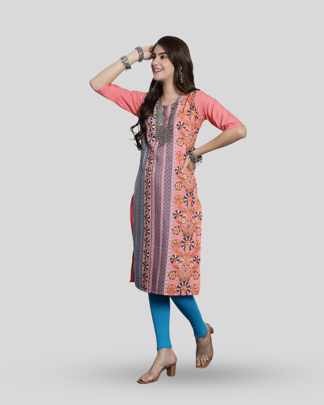 Soft Tones Printed Kurta