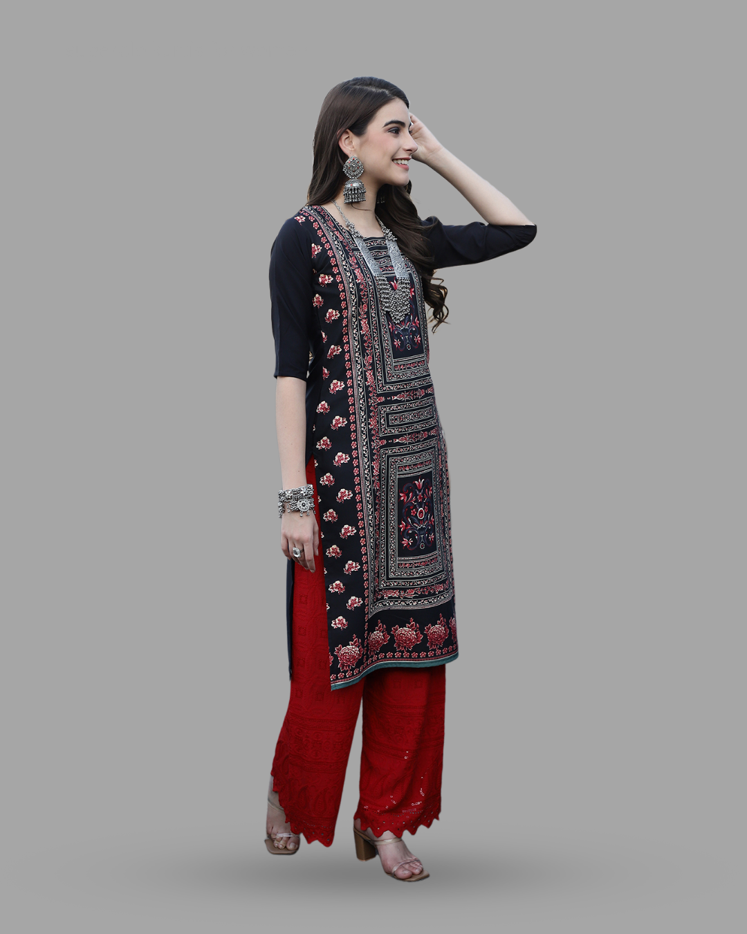 Timeless Style Black Kurta