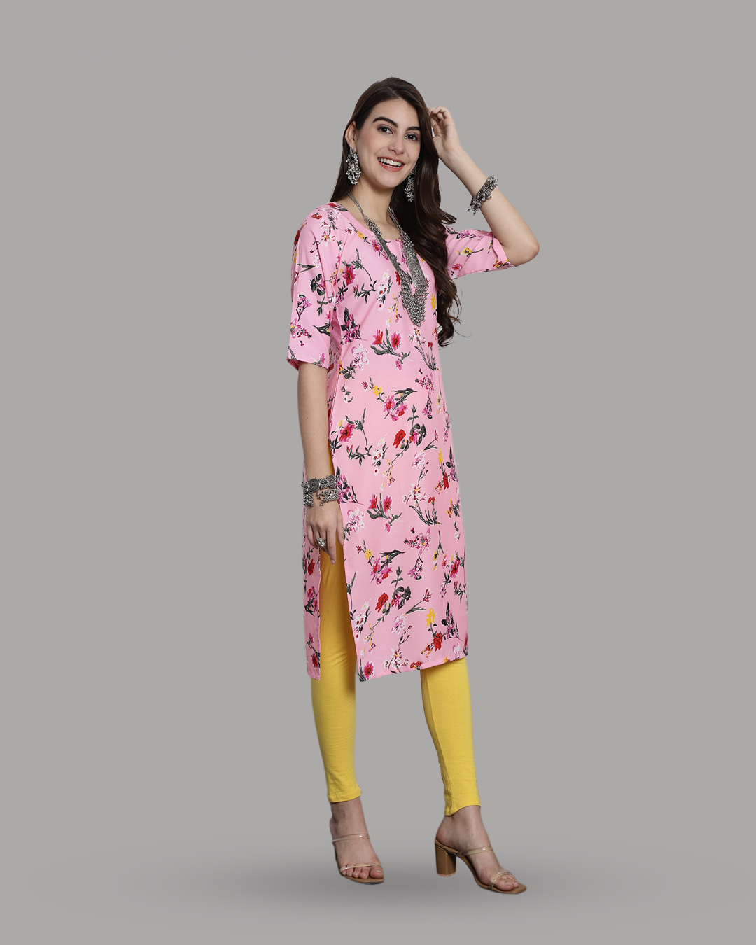 Flower Power Pink Kurta