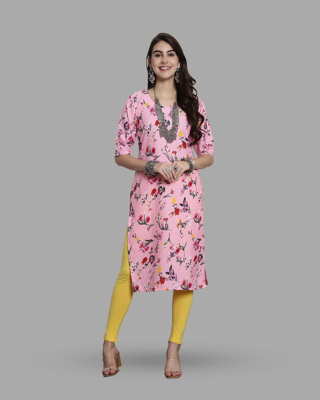Flower Power Pink Kurta