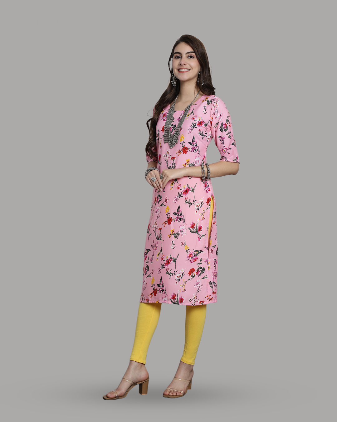Flower Power Pink Kurta
