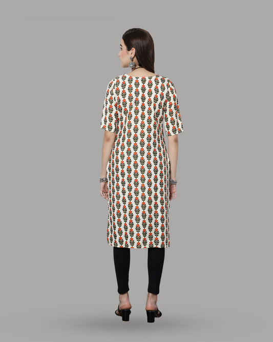 Tropical Bloom Kurta