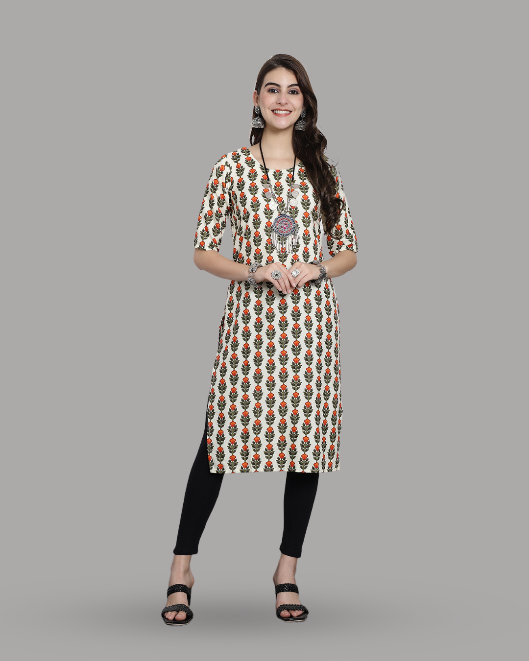 Tropical Bloom Kurta