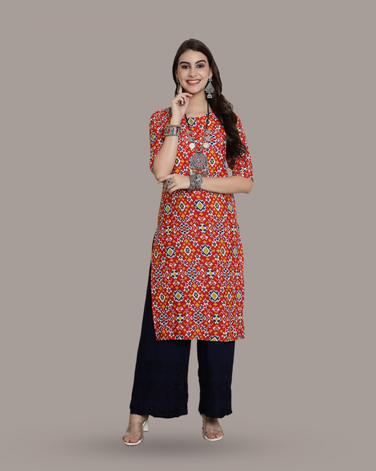 Colorburst Print Kurta