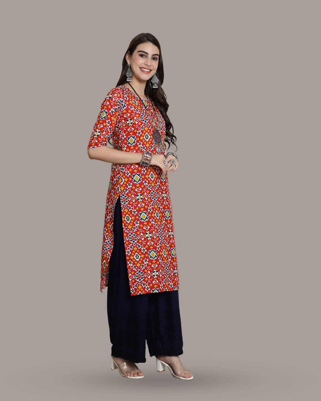 Colorburst Print Kurta