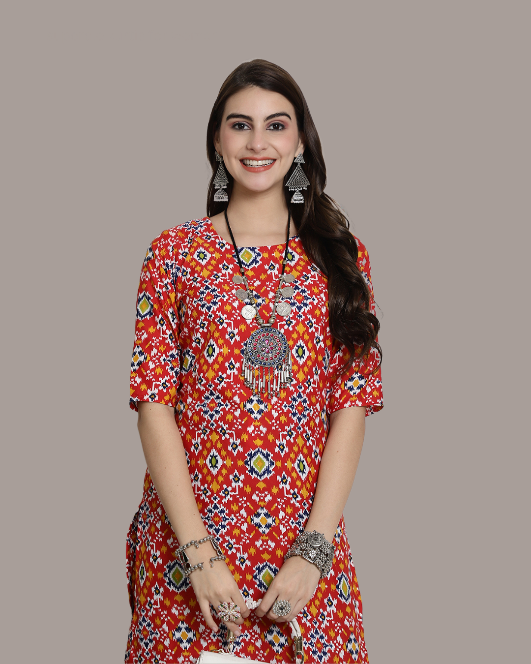Colorburst Print Kurta