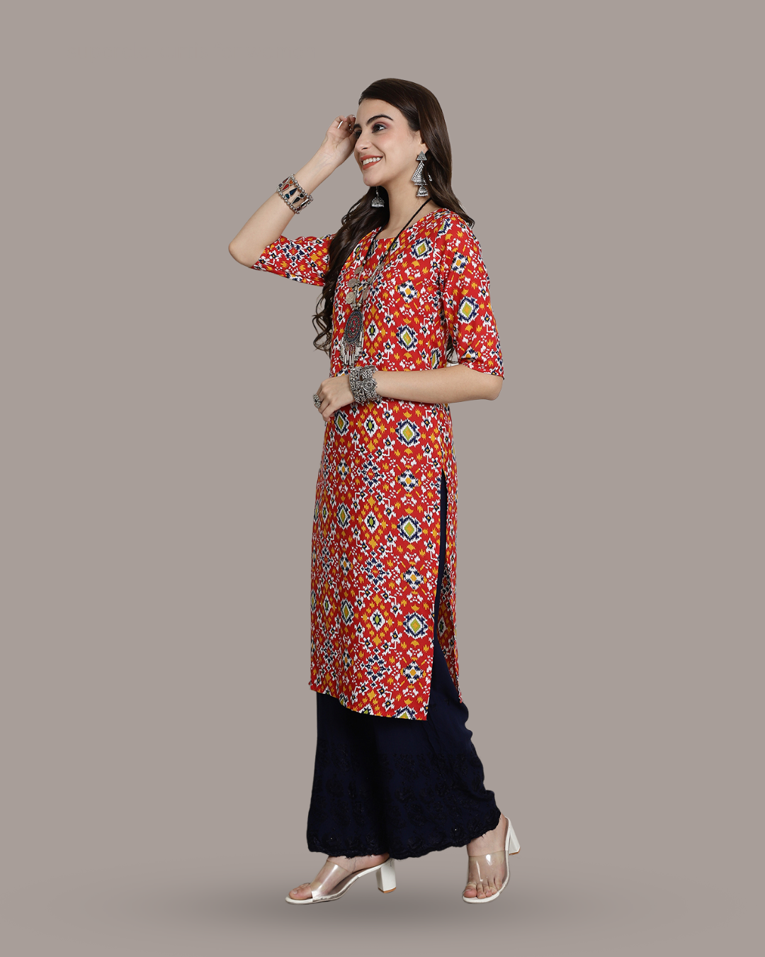 Colorburst Print Kurta