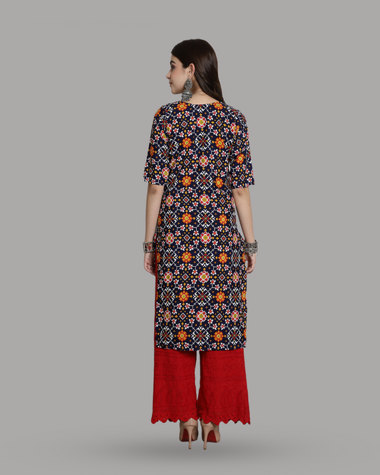 Festival of Colors Printed Kurta