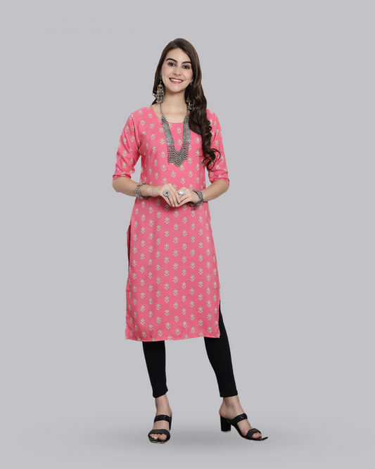 Blush Bloom Printed Kurta