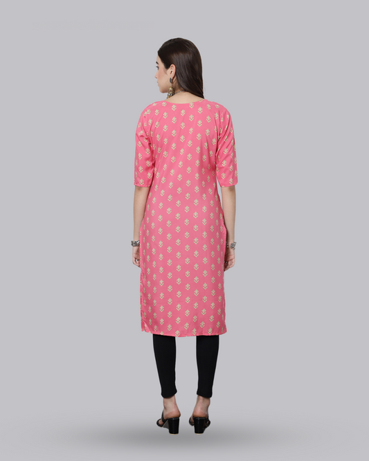 Blush Bloom Printed Kurta