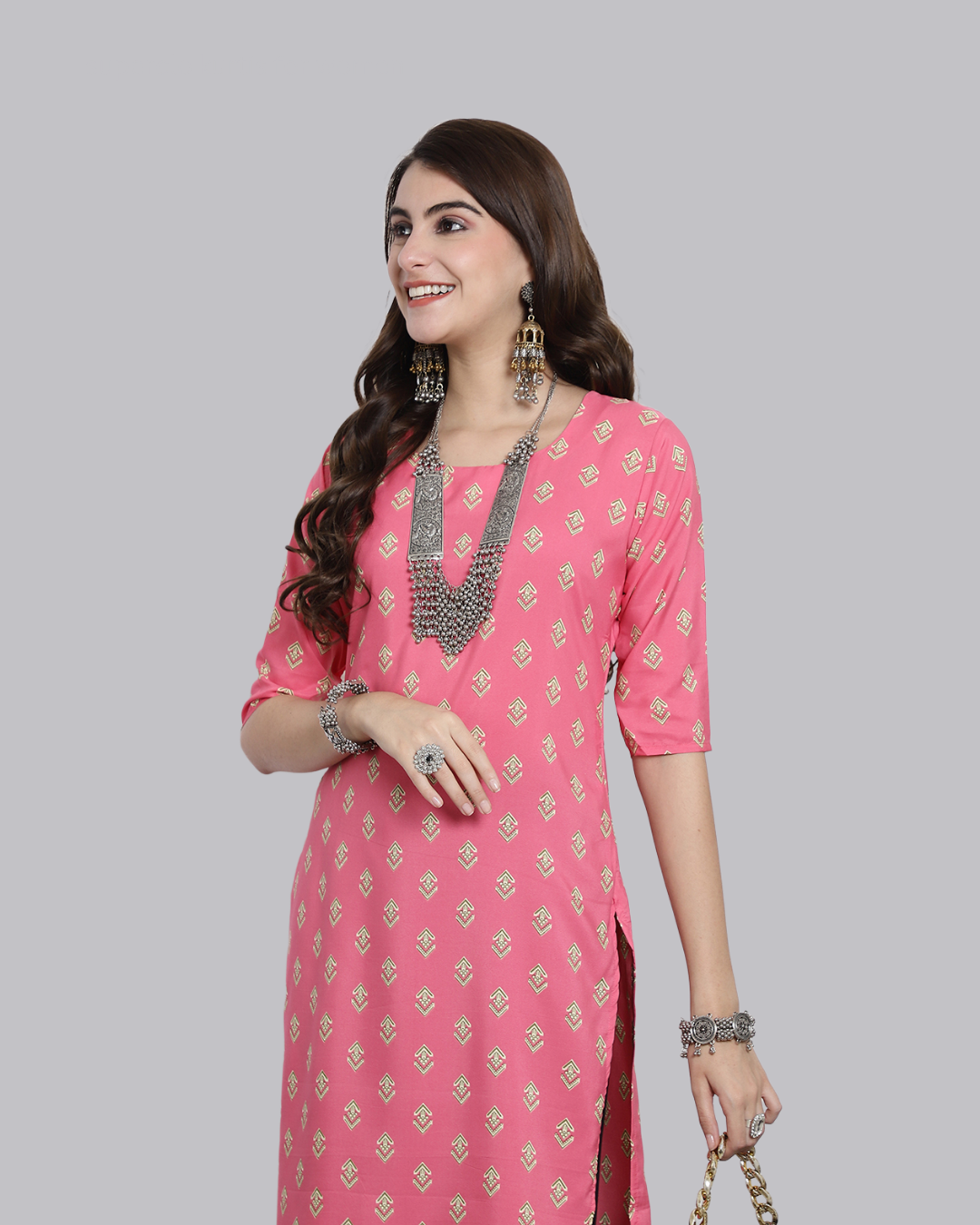 Blush Bloom Printed Kurta