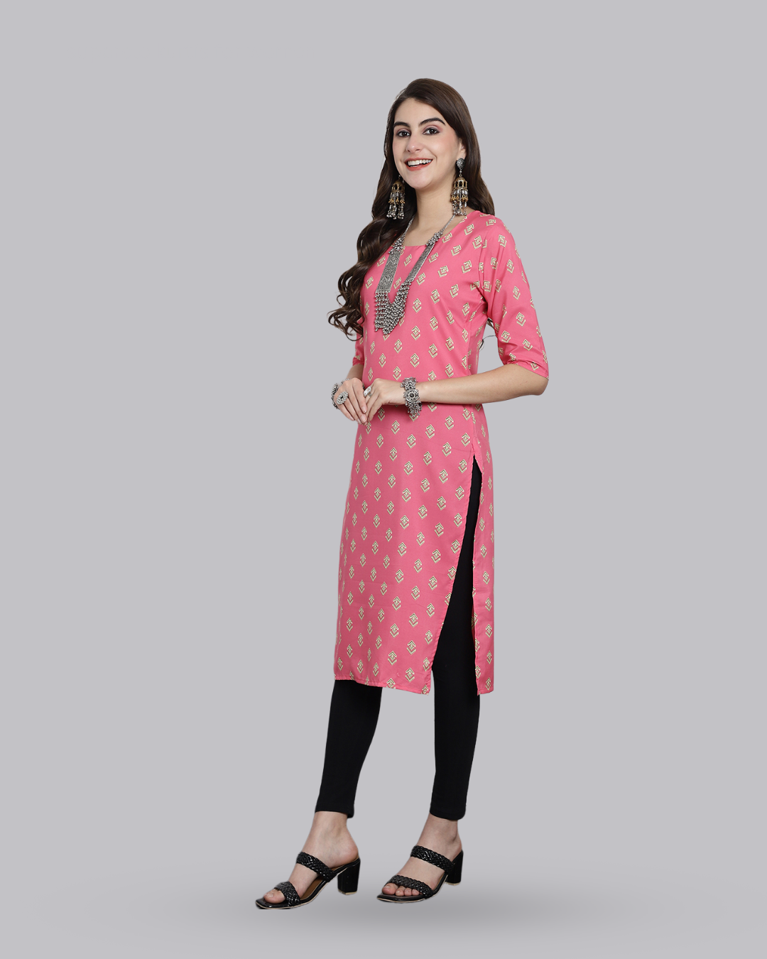 Blush Bloom Printed Kurta