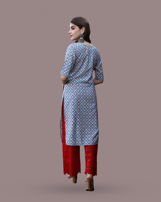 Indigo Delight Kurta