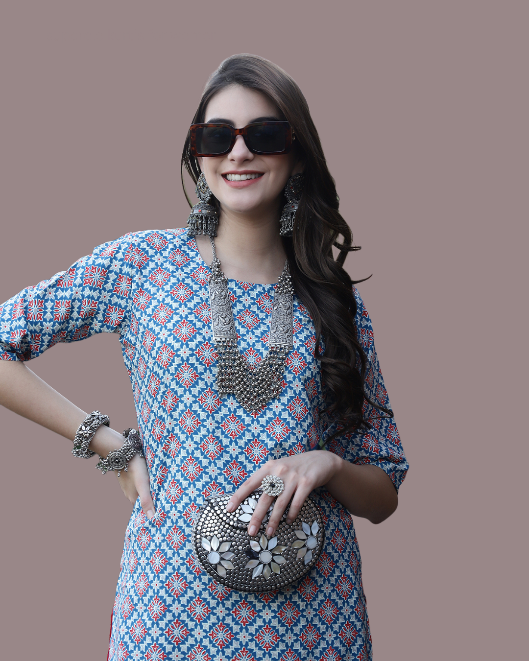 Indigo Delight Kurta