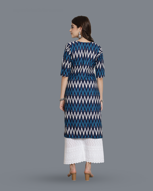 Contemporary Zigzag Charm Kurta