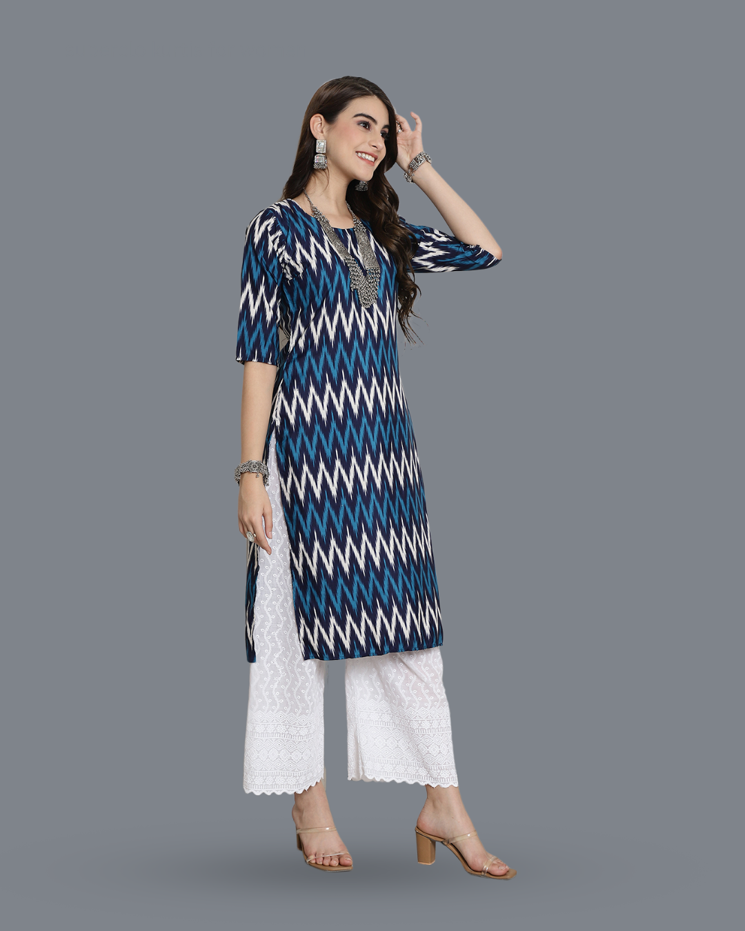 Contemporary Zigzag Charm Kurta