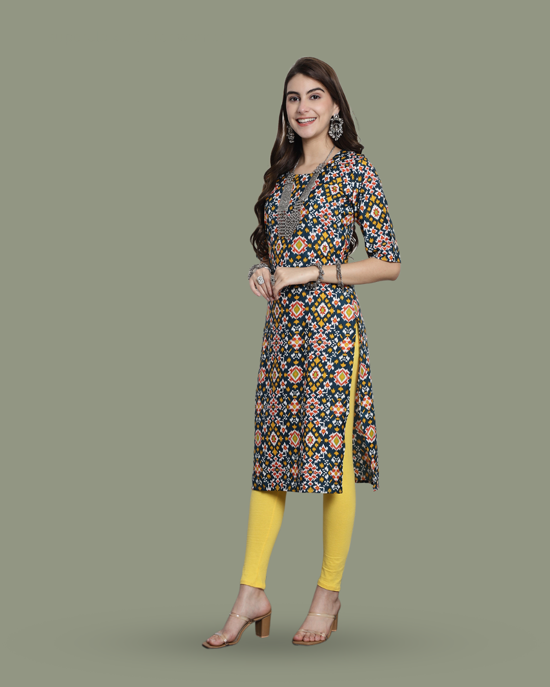 Radiant Tones Printed Kurta