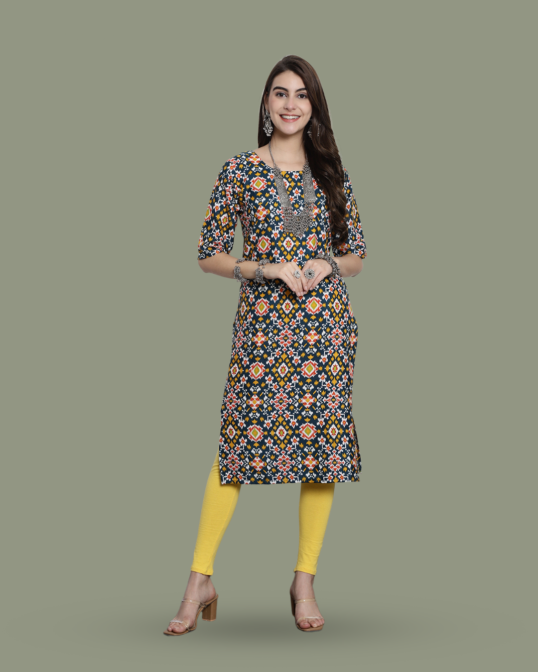 Radiant Tones Printed Kurta
