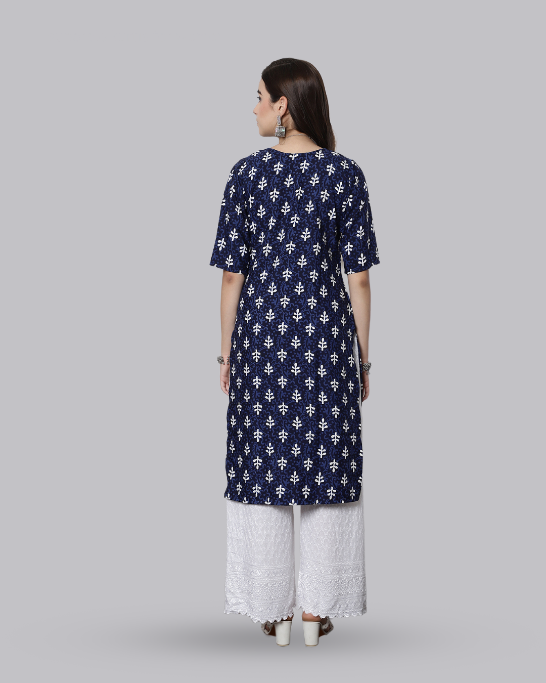 Blooming Blue Elegant Kurta