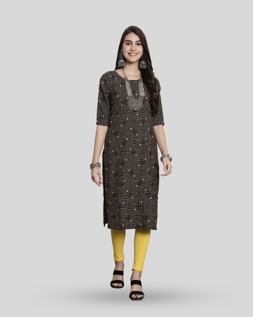 Pixel Perfect Printed Kurta