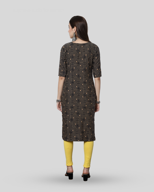 Pixel Perfect Printed Kurta