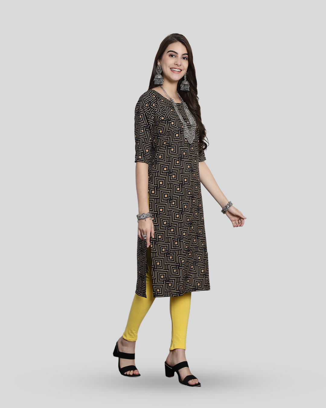 Pixel Perfect Printed Kurta