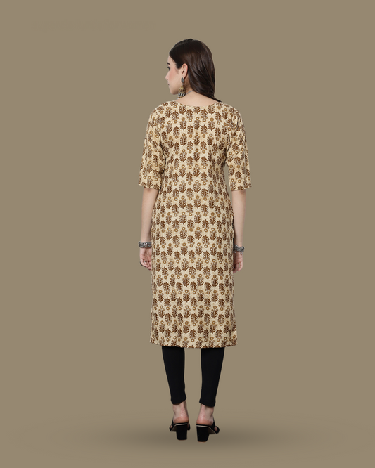 Flower Field Printed Kurta