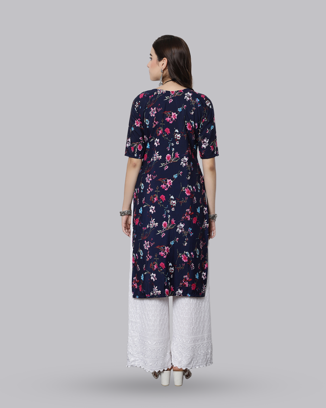 Blue Sapphire Block Printed Kurta