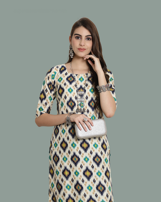 White Diamond Delight Kurta