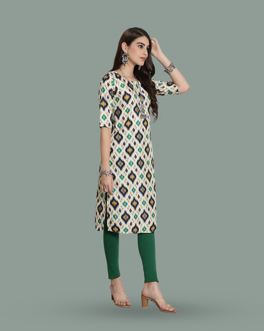 White Diamond Delight Kurta