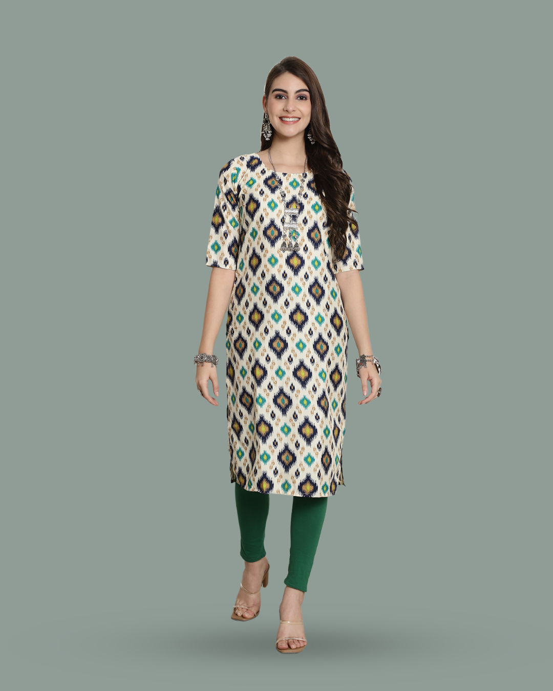 White Diamond Delight Kurta